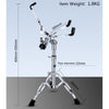 UK Snare Drum Stand Foldable Double Braced Tripod Adjustable Height 400mm-550mm