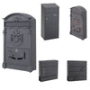 Large Letter Box Post Box Mail Letterbox Top Drop Parcel Delivery Box Lockable