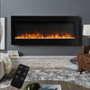 2023 Electric Wall Mounted LED Fireplace 12 Color Wall Inset Into Fire 40 50 60"