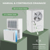 12L/D Portable Home Dehumidifier Quiet Electric Dehumidifier with 24H Timer