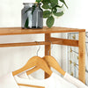 Wooden Clothes Rail Garment Rack Hanging T-Shirt Coat Stand Storage Shelves Home
