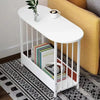 Small End Table Oval Side Table for Small Spaces Sofa Side Table for Living Room