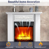 Electric Fire Suite White Freestanding Fireplace Mantel Heater Flame Surround