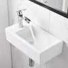 Bathroom Cloakroom Vanity Ceramic Wash Basin Sink Countertop / Wall Mount Modern