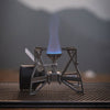 Electronic Ignition Camping Metal Stoves Portable Picnic Barbecue F9R2