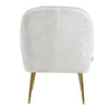 Velvet Scallop Shell Back Tub Chair Armchair Dressing Sofa Stool Bedroom Lounge