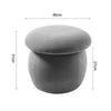 Velvet Stool Round Ottoman Footstool Pouffe Footrest Dressing Table Seat Chair