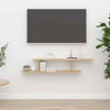 Wall-Mounted TV Shelf Sonoma Oak 125x18x23 cm Engineered Wood