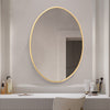 XL Round/Arched/Square Metal Frame Mirror Industrial Wall Vanity Makeup Bathroom