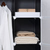 15 Cube Wardrobe Portable Interlocking Plastic Modular Closet Organiser Cabinet