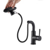 Stainless Steel Kitchen Mixer Tap Swivel Faucet Sink Pull Out Sprayer 4 Function