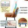 2X Breakfast Bar Stools Thickened Pad Linen Dining Chairs for Counter Kitchen