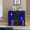 Modern Cabinet High Gloss Door Sideboard Buffet Cupboard TV Unit with LED Light