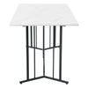 Dining Table with Metal Legs Rectangle Marble MDF Kitchen Table Dining Furniture