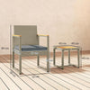 3 Piece Garden Bistro Set – Rattan Chairs & Acacia Wood Table Outdoor Furniture