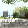 Garden Folding Chairs Portable Outdoor 2Seater Unit Camping High Back Armchair