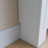 Radiator Cover Adjustable White Painted MDF Wood Heating Cover Home Decor
