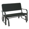 Patio Glider Bench Chair Outdoor Rocking Loveseat 2 Seater Furniture Seating