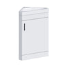 Modern Corner Bathroom Vanity Unit 560mm White Gloss Sink Basin Storage Cabinet