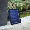Solar Power Garden Water Feature Fountain LED Lights Patio Home Statues Cascade