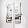 Full Length Over Door Mirror Door Hung Mirror Dormitory Wardrobe Bedroom Mirror