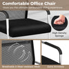Stackable Office Reception Chairs Set of 2-Black
