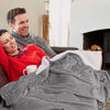 Heated Electric Throw Over Blanket Large Bed Super Cosy Fleece Warming Blankets
