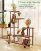 ToteBox Plant Stand Wood Plant Stands Indoor Outdoor Multi Tiered Wooden