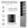 Bathroom Cabinet Freestanding Floor Cabinet Narrow Storage Cabinet Adjustable