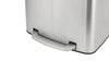 kitchen bin features two 20L compartments for convenient waste sorting