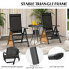 Patio Folding Chairs Lightweight Outdoor Dining Chairs Reclining Chair