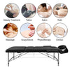 Portable 3 Fold Massage Table Beauty Bed Massage Therapy Couch Facial SPA Salon