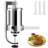 Sausage Stuffer 2.5LBS/1.5L Sausage Filler Maker Meat Press Stainless