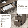 Modern Office Desk 168 CM L-shaped Computer Desk-Grey