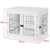 Furniture Style Dog Crate, Puppy Cage End Table, Pet Kennel House with Doors