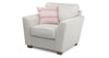 DFS Sophia Cream Combination Basket Weave Armchair RRP £899