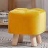 Ottoman Foot Stool Padded Cushion Rest Seat Low Stools Pouffe Small Square Chair