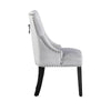 Velvet Pull Door Knocker Studded Dining Kitchen Accent Chairs Luxury Windsor
