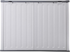 Garden Storage Shed Lockable Plastic Outdoor Weatherproof Tool Cabinet White