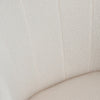 White Teddy Fleece Upholstered Single Sofa Bedroom Lounge Accent Tub Chair Stool
