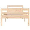 Bed Frame Solid Wood 100x200 cm