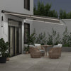 qohoio Automatic Retractable Awning with LEDs Anthracite&White 500x300 W1Y6