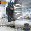 Industrial Ventilation Extractor Metal Plate Fan Axial Exhaust Commercial Blower