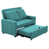 2 Seater Sofa Bed, 3in1 Convertible Fabric Pull Out Sleeper Sofa for Living Room