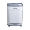 42 Litre Compartment Recycling Waste Bin Rolling Kitchen Sorting Trash Can & Lid