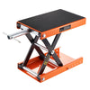 1100LBS Motorcycle Scissor Lift Jack with Wide Deck & Safety Pin