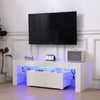 130cm High Gloss TV Stand Cabinet With LED Up to 65in TV with Shelves and Drawer