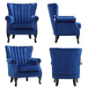 Fireside Armchair Chesterfield High Wing Back Chair Lounge Tub Queen Anne Sofa