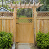 Wooden Garden Gate Pedestrian Privacy Fence Gate Porch Decorative Fence Panel