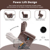 Electric Riser Recliner Message Chair PU Leather Armchair Reclining Single Sofa